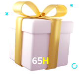 Receba seus bônus de boas-vindas no 65H