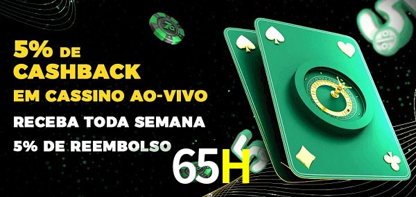 Promoções do cassino ao Vivo 65H
